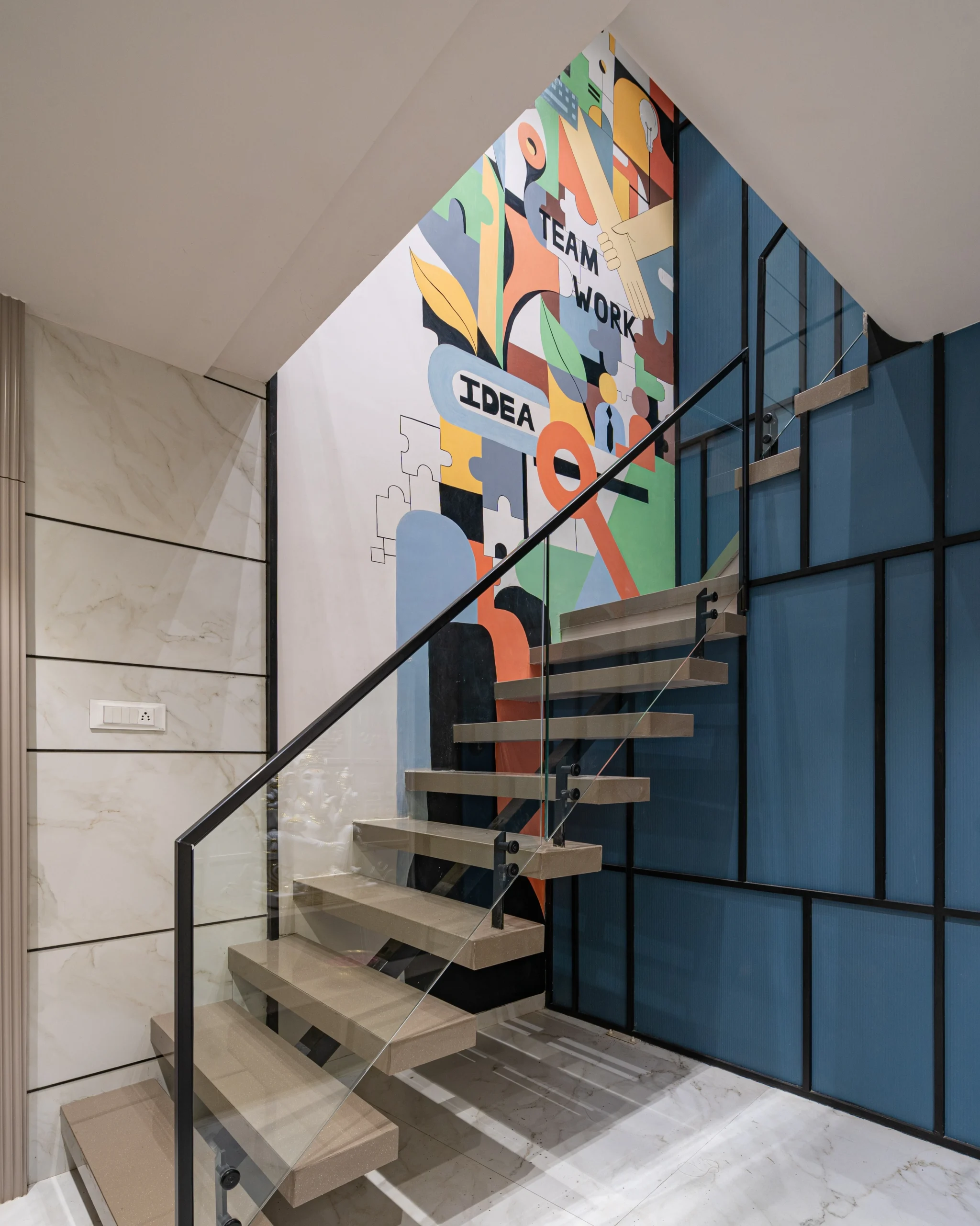 mural-hv-connecting-infra-surat-staircase-view-1